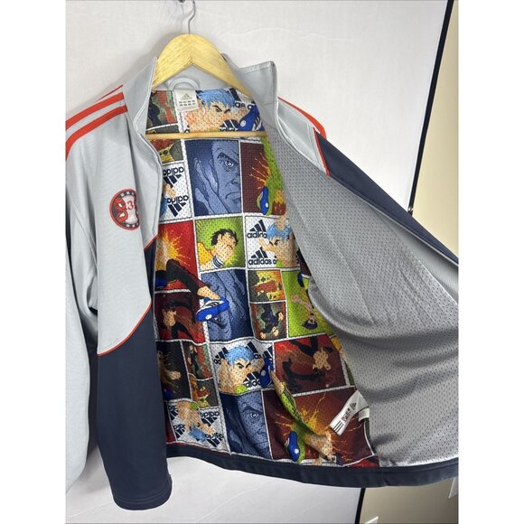 Rare 2005 Adidas Martial Arts Grand Champion Track Jacket XL Comic Lining - Picture 8 of 11